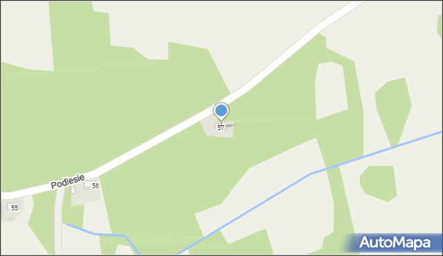 Podlesie, Podlesie, 58, mapa Podlesie