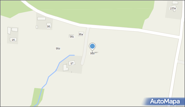 Podlesie, Podlesie, 96b, mapa Podlesie