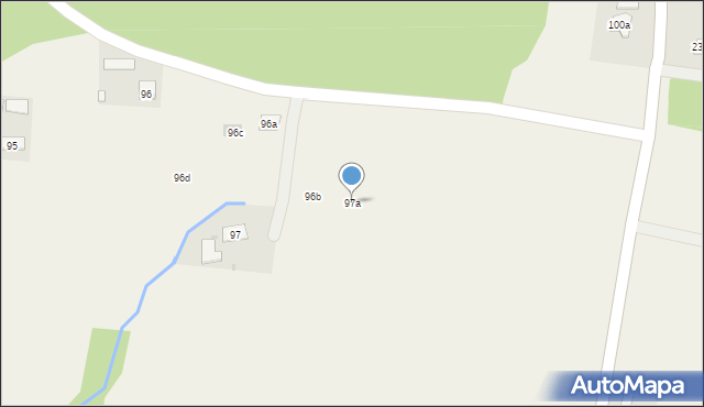 Podlesie, Podlesie, 97a, mapa Podlesie