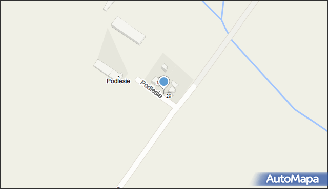 Podlesie, Podlesie, 29a, mapa Podlesie