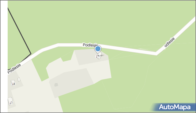 Podlesie, Podlesie, 17i, mapa Podlesie