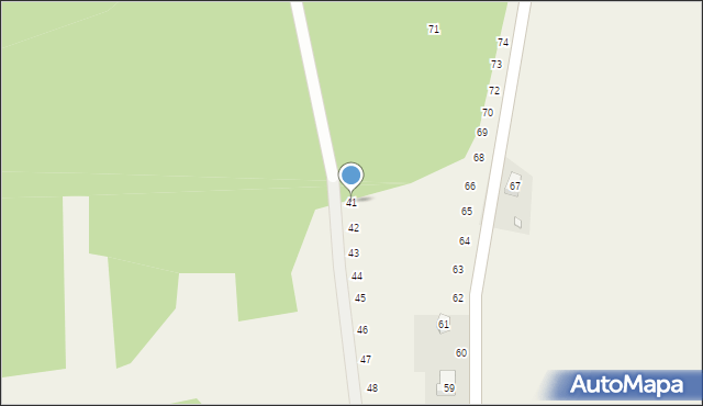 Podlesie, Podlesie, 41, mapa Podlesie