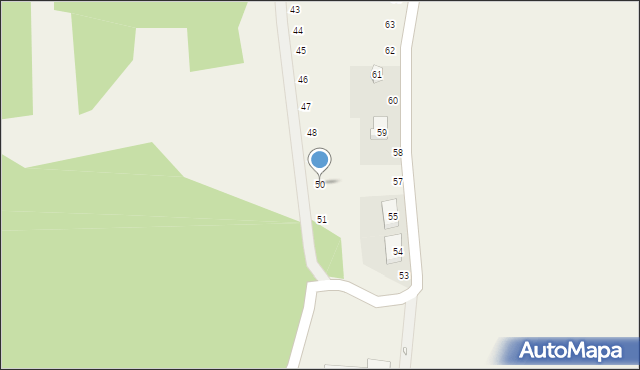 Podlesie, Podlesie, 50, mapa Podlesie