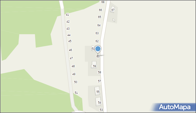 Podlesie, Podlesie, 60, mapa Podlesie