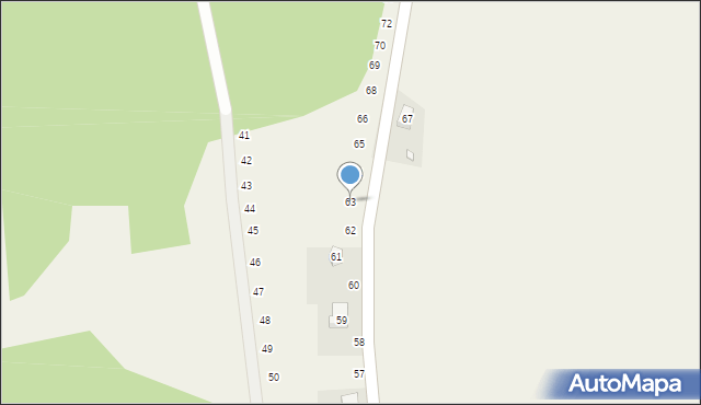 Podlesie, Podlesie, 63, mapa Podlesie