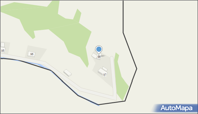 Podlesie, Podlesie, 98, mapa Podlesie