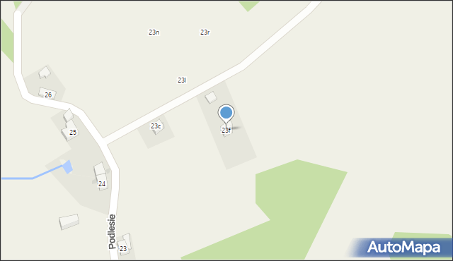 Podlesie, Podlesie, 23f, mapa Podlesie