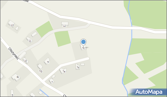 Podlesie, Podlesie, 7c, mapa Podlesie