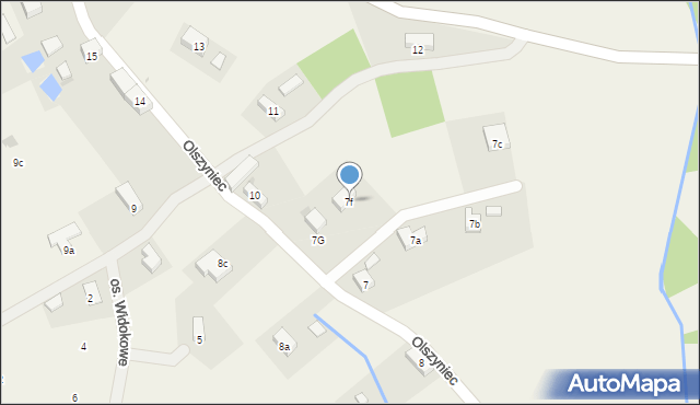 Podlesie, Podlesie, 7f, mapa Podlesie