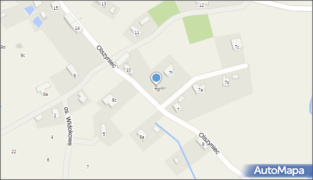 Podlesie, Podlesie, 7G, mapa Podlesie