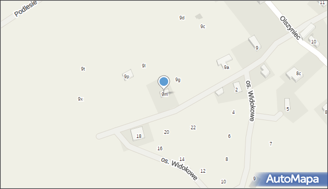 Podlesie, Podlesie, 9m, mapa Podlesie