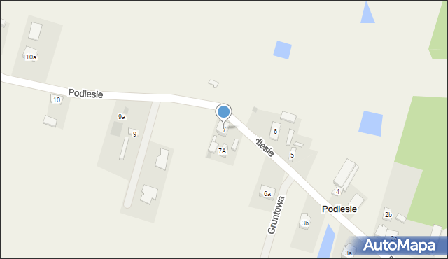 Podlesie, Podlesie, 7, mapa Podlesie