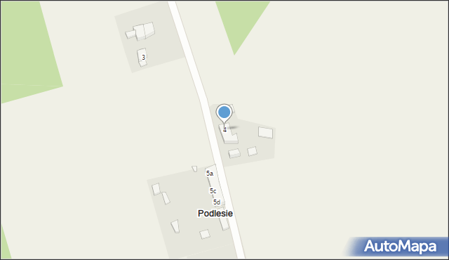 Podlesie, Podlesie, 4, mapa Podlesie