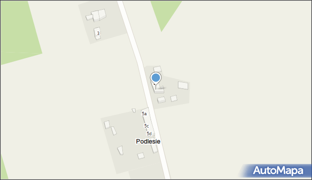Podlesie, Podlesie, 4a, mapa Podlesie