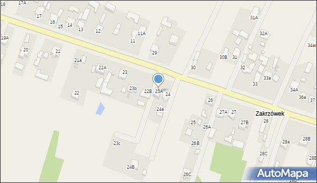 Podlesie Mleczkowskie, Podlesie Mleczkowskie, 23A, mapa Podlesie Mleczkowskie