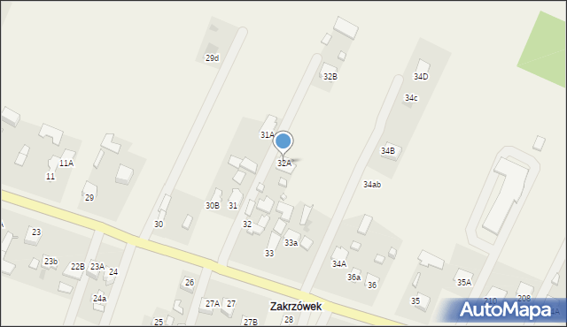 Podlesie Mleczkowskie, Podlesie Mleczkowskie, 32A, mapa Podlesie Mleczkowskie