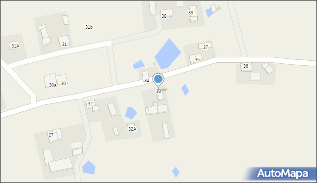 Podleśna, Podleśna, 33, mapa Podleśna