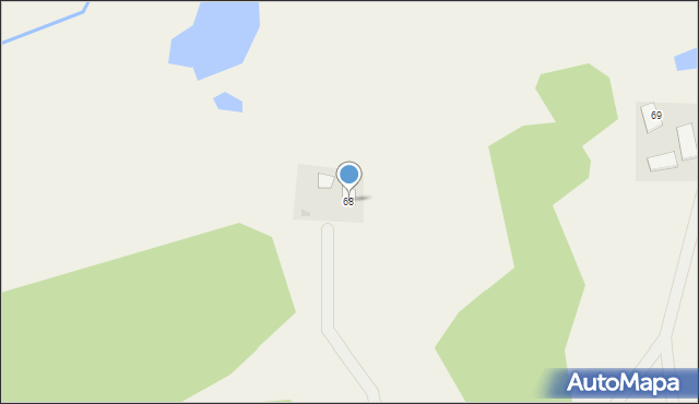 Podleśna, Podleśna, 68, mapa Podleśna