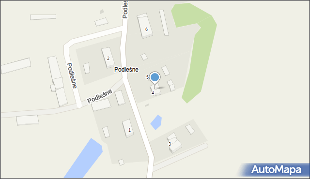 Podleśne, Podleśne, 4/2, mapa Podleśne