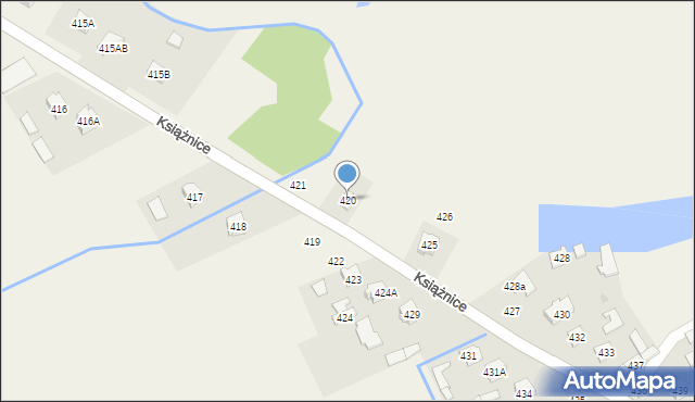 Podleszany, Podleszany, 420, mapa Podleszany