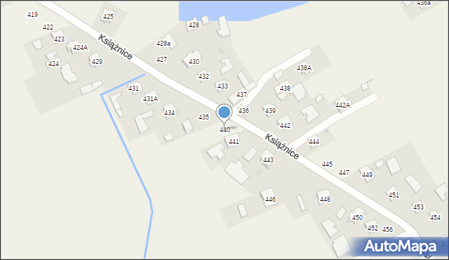 Podleszany, Podleszany, 440, mapa Podleszany