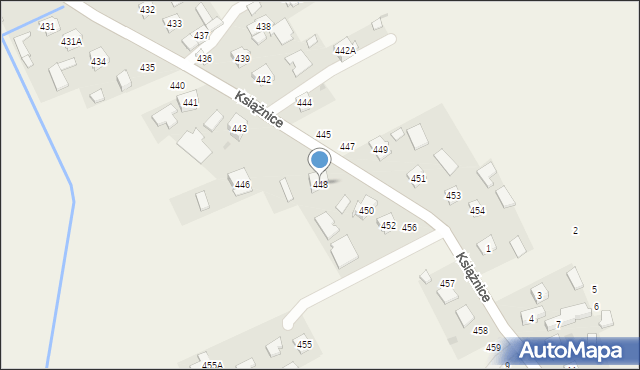 Podleszany, Podleszany, 448, mapa Podleszany