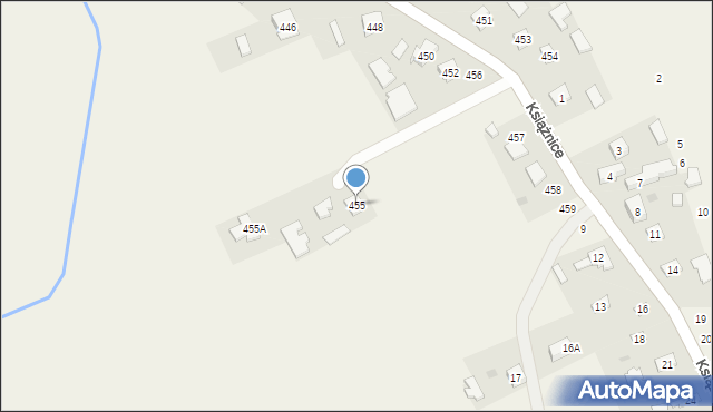 Podleszany, Podleszany, 455, mapa Podleszany