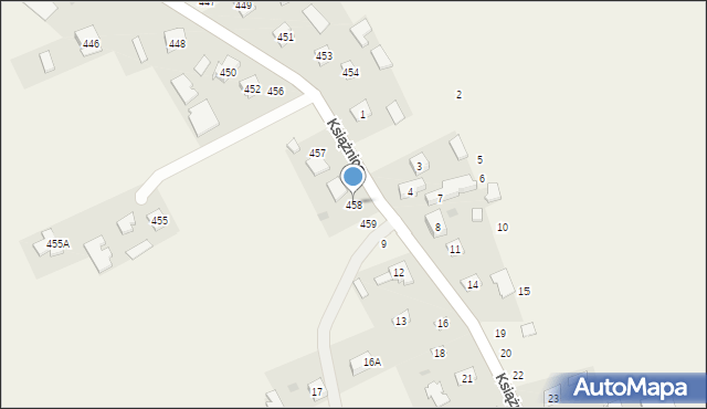 Podleszany, Podleszany, 458, mapa Podleszany