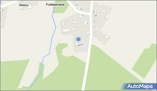 Podlewkowie, Podlewkowie, 1A, mapa Podlewkowie