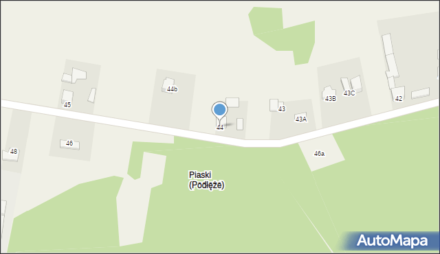 Podłęże, Podłęże, 44, mapa Podłęże