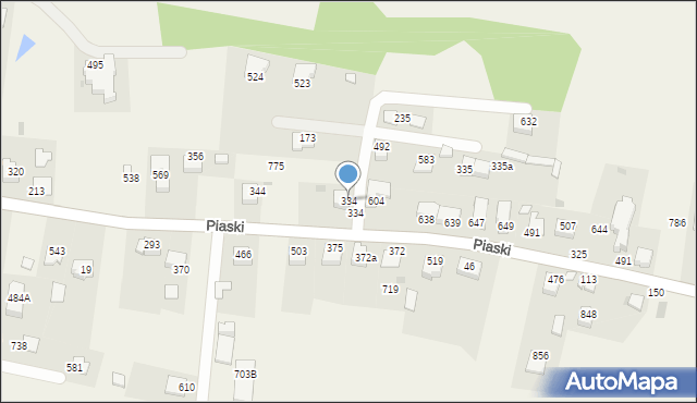 Podłęże, Podłęże, 334, mapa Podłęże