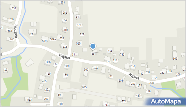 Podłęże, Podłęże, 35, mapa Podłęże