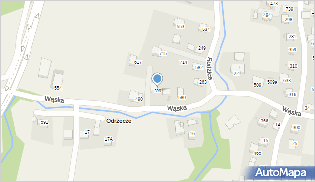 Podłęże, Podłęże, 399, mapa Podłęże