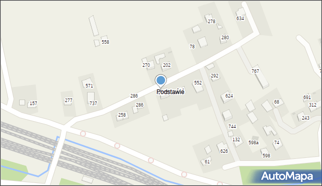 Podłęże, Podłęże, 459, mapa Podłęże