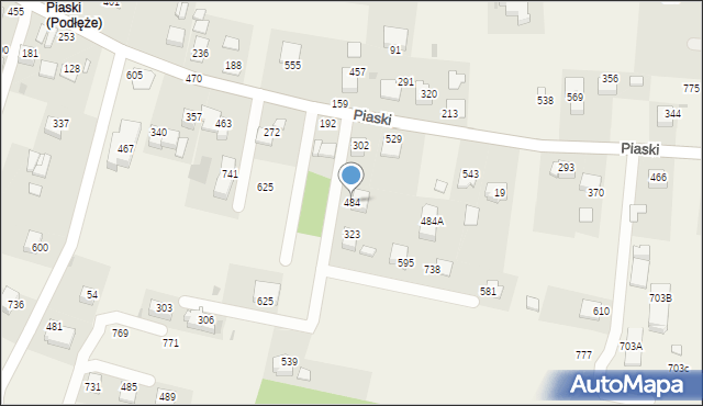 Podłęże, Podłęże, 484, mapa Podłęże