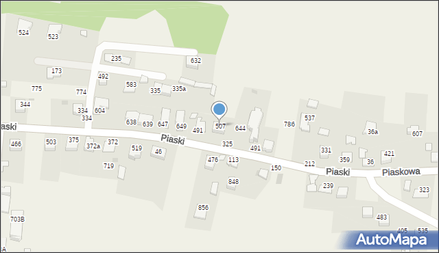 Podłęże, Podłęże, 507, mapa Podłęże