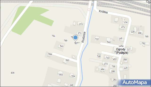Podłęże, Podłęże, 787, mapa Podłęże