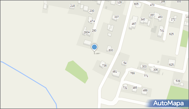 Podłęże, Podłęże, 808, mapa Podłęże