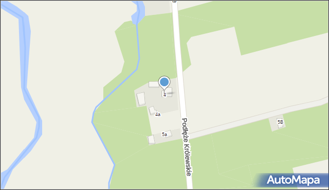 Podłęże Królewskie, Podłęże Królewskie, 4, mapa Podłęże Królewskie