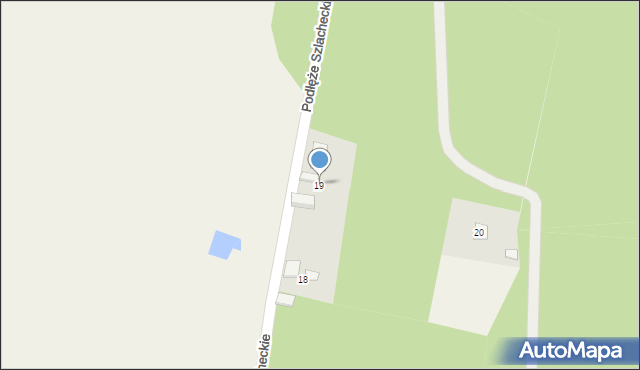 Podłęże Szlacheckie, Podłęże Szlacheckie, 19, mapa Podłęże Szlacheckie