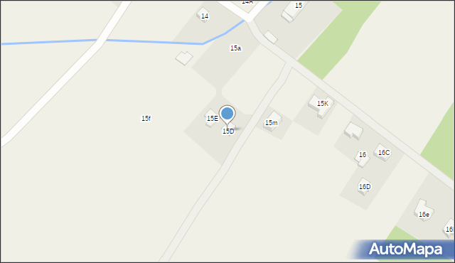 Podłężyce, Podłężyce, 15D, mapa Podłężyce