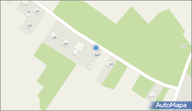 Podłężyce, Podłężyce, 16a, mapa Podłężyce