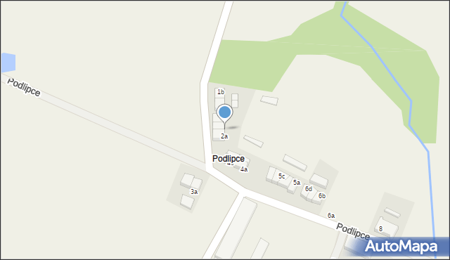 Podlipce, Podlipce, 2b, mapa Podlipce