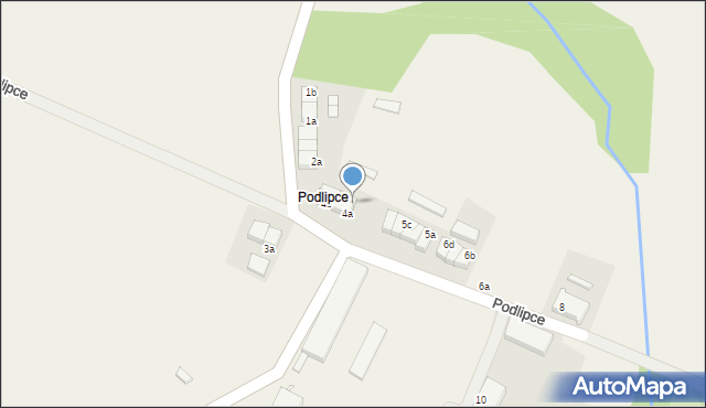 Podlipce, Podlipce, 4d, mapa Podlipce