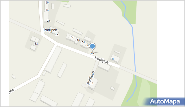 Podlipce, Podlipce, 6a, mapa Podlipce