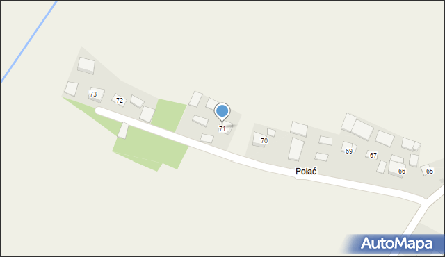 Podlipie, Podlipie, 71, mapa Podlipie