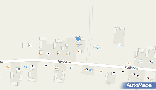 Podlodów, Podlodów, 83a, mapa Podlodów