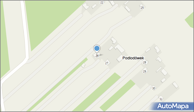 Podlodówek, Podlodówek, 26, mapa Podlodówek