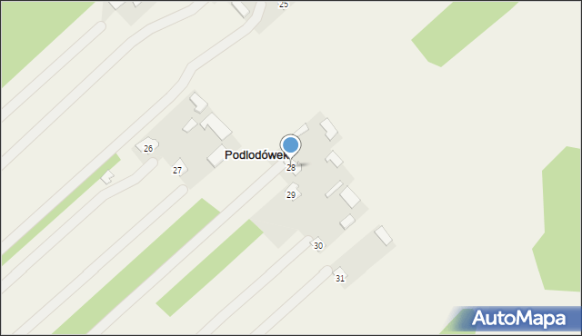 Podlodówek, Podlodówek, 28, mapa Podlodówek