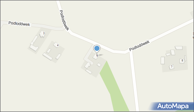 Podlodówek, Podlodówek, 5, mapa Podlodówek